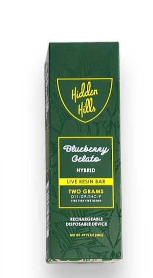 Hidden Hills Live Resin 2G Dispo - Blueberry Gelato