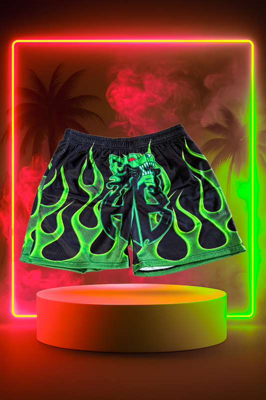 Acid Green Shorts
