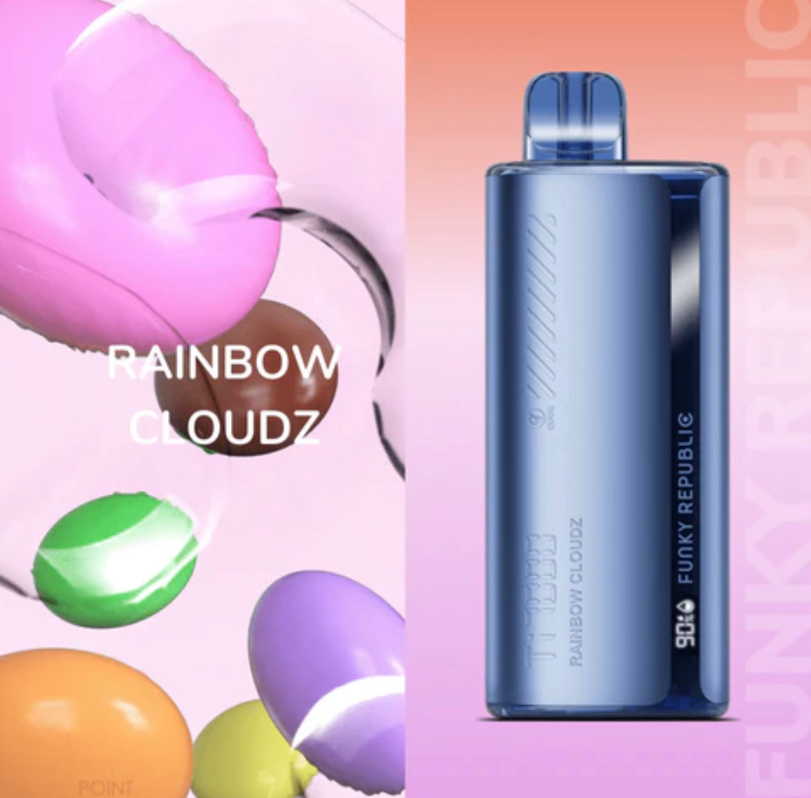 Funky Republic Ti7000 - Rainbow Cloudz